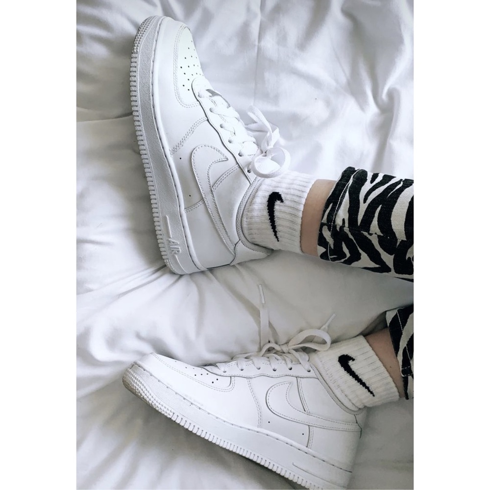 Women's Nike Air Force Shoes with Matching Nike Socks